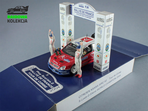 IXO RAM159 Citroen Xsara WRC  Rallye de France  World Champion 2004 Diorama