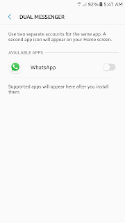 Tampilan setelah Update Android Nougat 7.0 pada Samsung A5 2017 Tampilan setelah Update Android Nougat 7.0 pada Samsung A5 2017