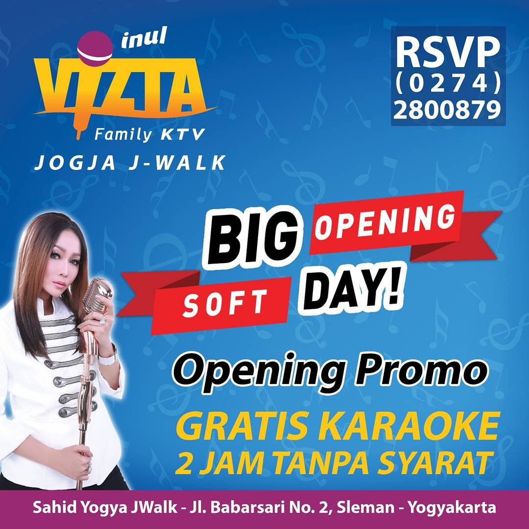 Promo Gratis Karaoke Inul Vizta JWALK Jogja Inul Vizta Family KTV