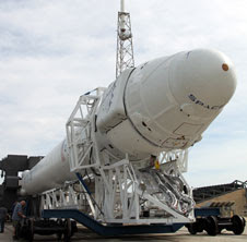 SpaceX Conducts Static Test Firing