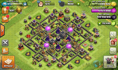 Desain Formasi Pertahanan Terkuat Untuk Base Hybrid TH 9 Terbaru 38