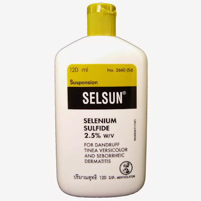 ฟอกหลังด้วยแชมพู Selsun แชมพู Selsun รักษาสิวผด