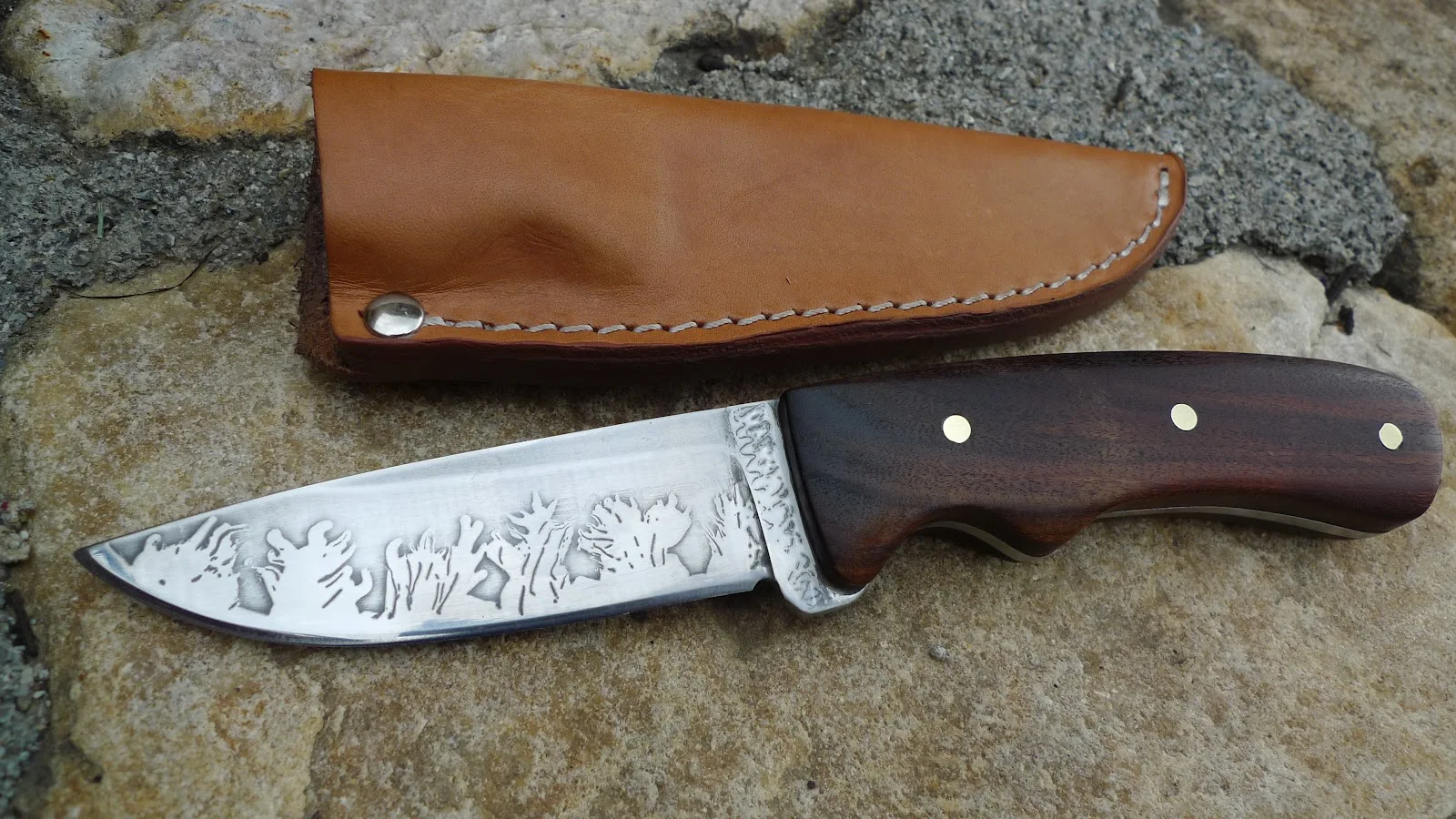 BlueRidge Survival: DIY Knife Review - Woodcraft Knife Kit Assembly