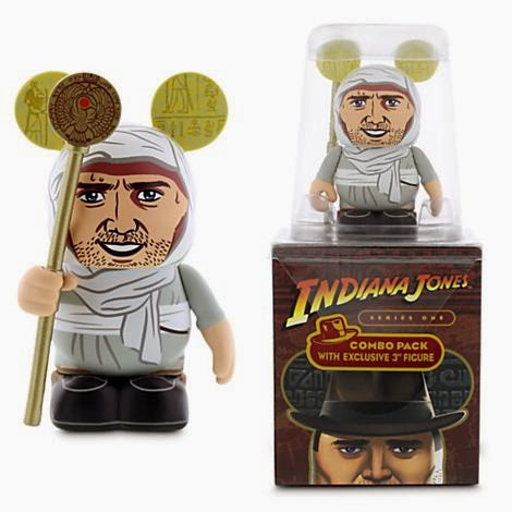 Indiana Jones Vinylmation Series 1 Combo Pack Topper by Disney - Raiders of the Lost Ark - Indiana Jones in Arab Disguise