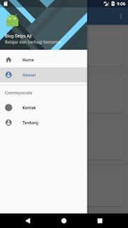 Menggabungkan Data ListView dengan Navigation Drawer Android