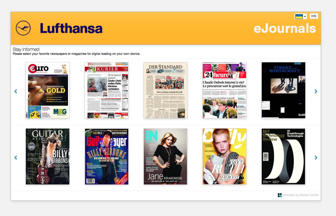 Lufthansa Ejournals