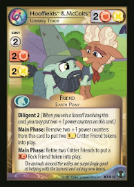 My Little Pony Hooffields & McColts, Uneasy Truce Defenders of Equestria CCG Card