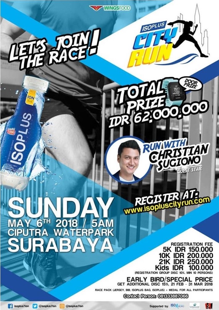 🔍 Isoplus City Run - Surabaya • 2018 Isoplus City Run - Surabaya • 2018