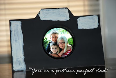 Father's day craft homemade DIY camera card