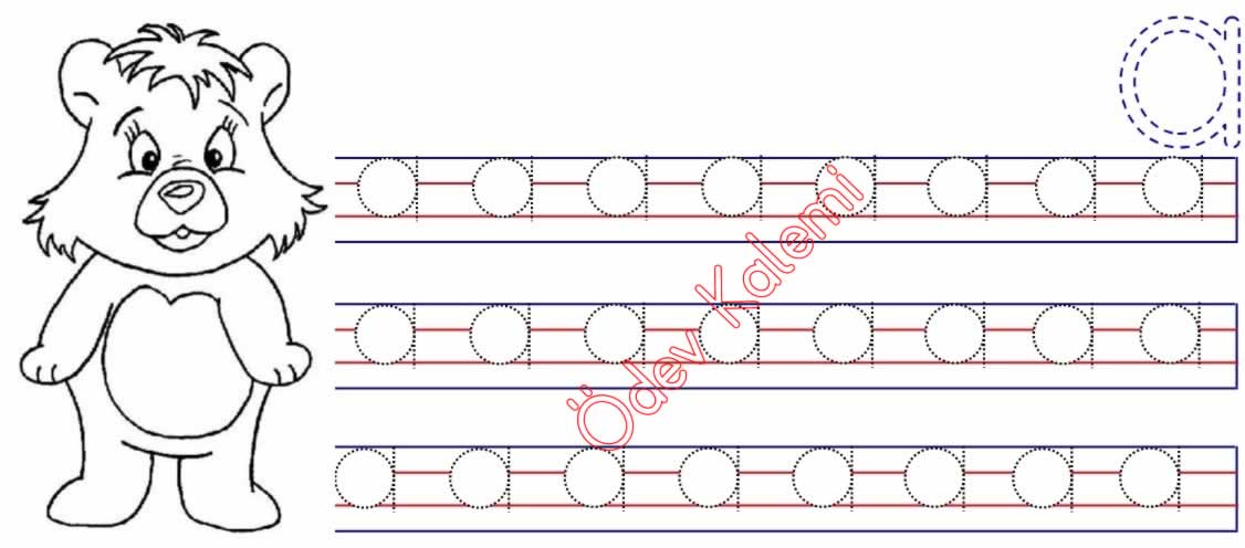 dik temel harfler a yazma 1. grup sesler 1. sinif ilk okuma - Ödev Kalemi