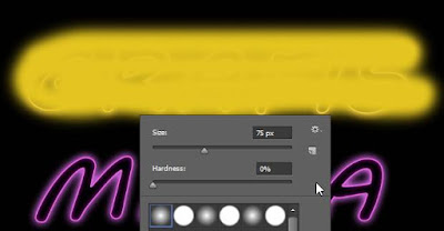  namun tutorial photoshop belum ada habisnya Cara Membuat Efek Teks Neon Glow Di Photoshop