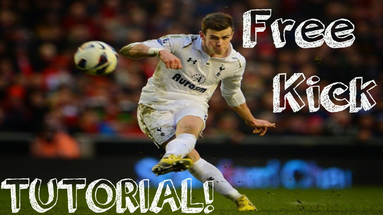TUTORIAL Gareth Bale taught how to shoot a free kick