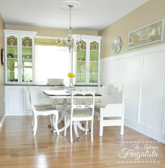 Empty Nest White Painted Dining Room