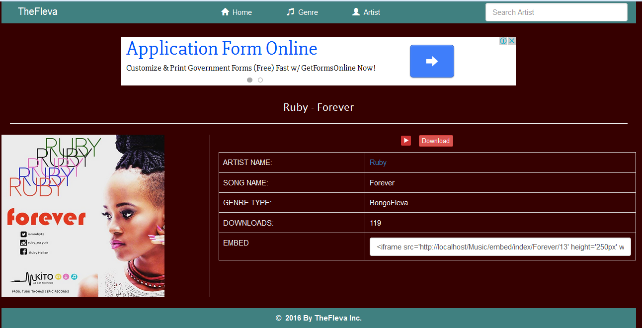 Download source website php mysql