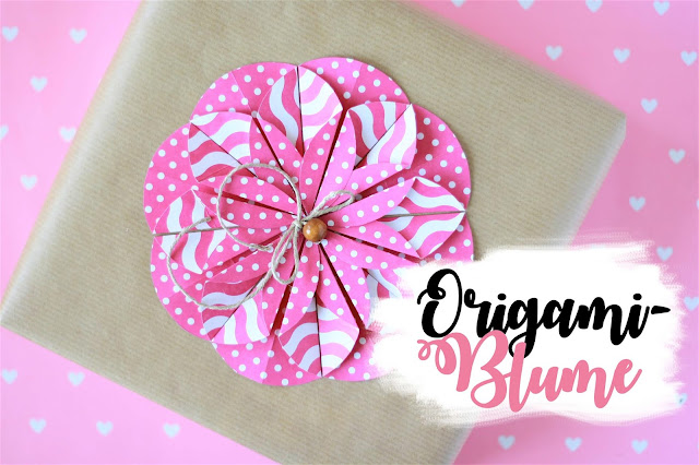 DIY: Origami-Blume basteln DIY: Origami-Blume basteln