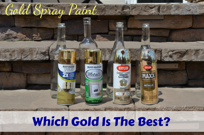 rust oleum 2x gold spray paint