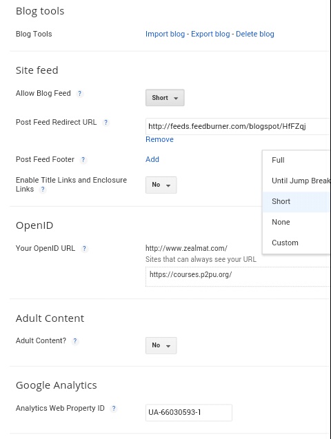 How To Remove RSS Feed From Your Blogger Blog