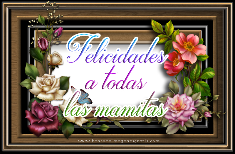 Banco de Imágenes: Felicidades a todas las madrecitas en su día... (10