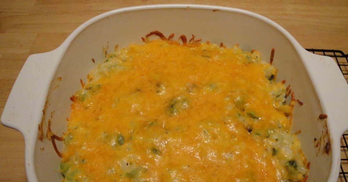 Christine's Pantry: Broccoli Rice Casserole