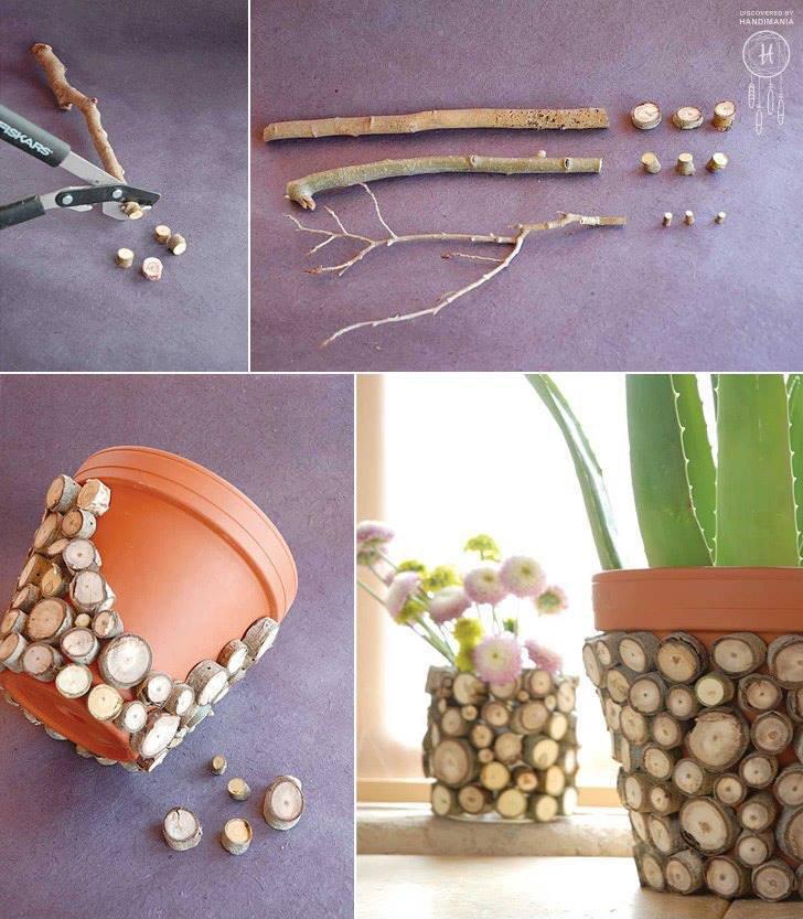 How to decorate your pots with branches 101 Gardening