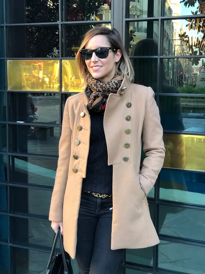 Fitness And Chicness-Black Camel and Animal Print Look-2