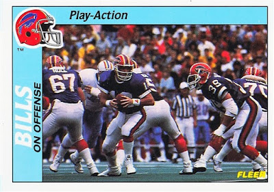 1988 Fleer Team Action #3 Buffalo Bills Offense