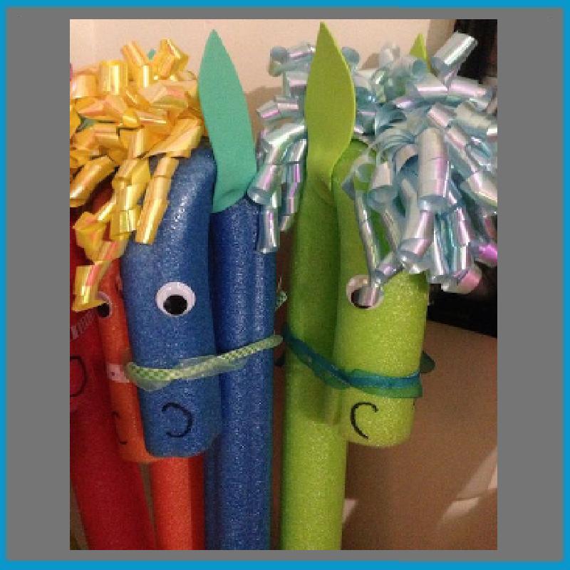 Grandma's Craft And Cooking Corner Pool Noodle Horse