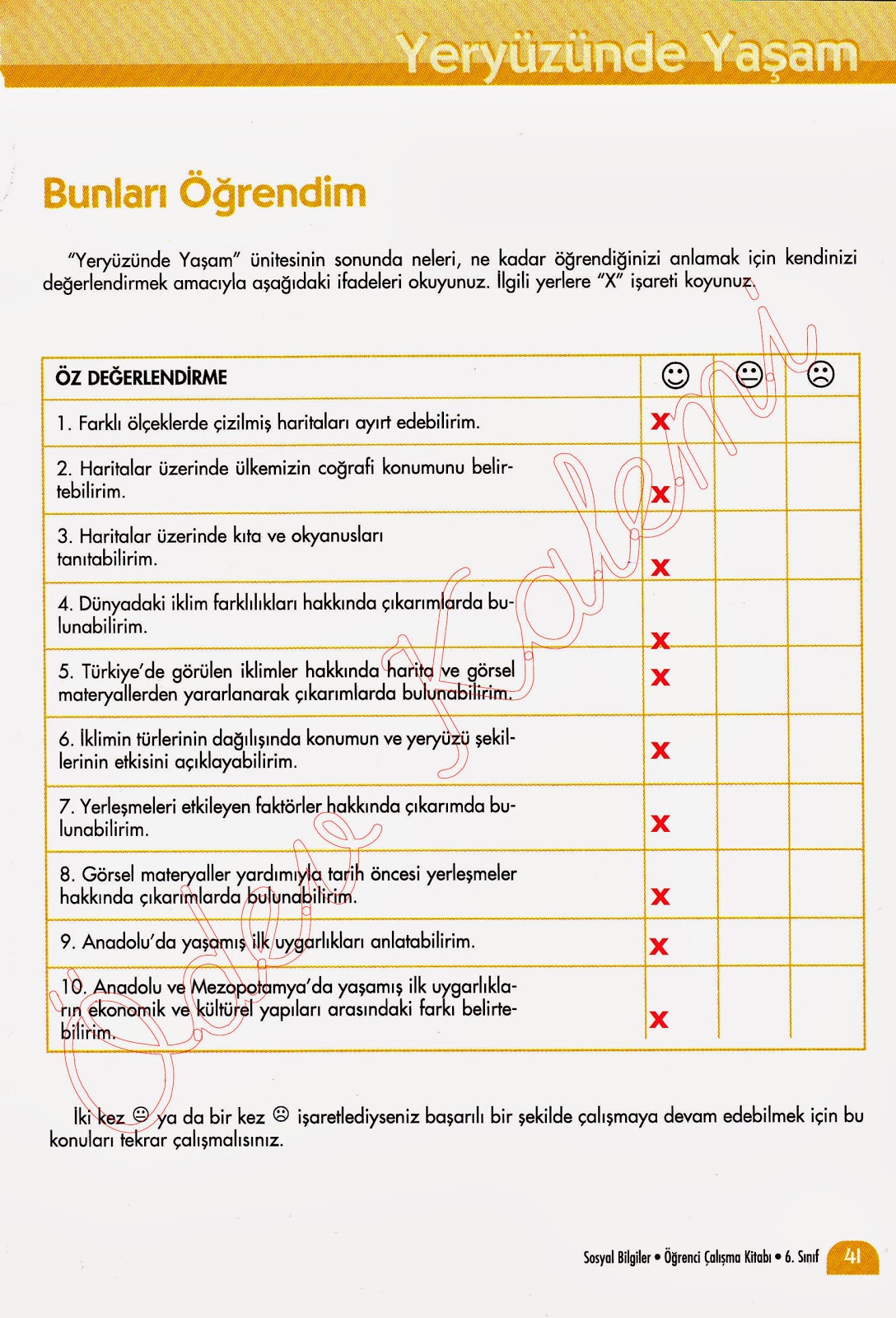 En Hizli Sosyal Bilgiler 6 Sinif Calisma Kitabi Cevaplari