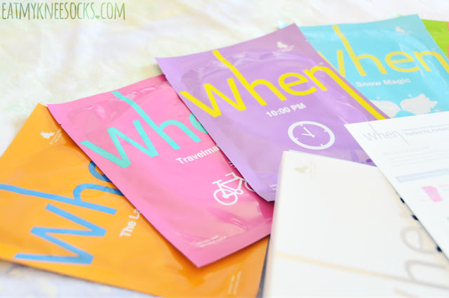 When Skincare Review: Special 5-Pack Face Mask Set Review of the breakthrough gel skincare masks from Korean beauty brand When, including their Travelmate, Glamour Base, 10:00 PM, Snow Magic, and The Last Choice sheet masks. - Eat My Knee Socks / Mimchikimchi