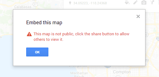 How to drop a pin on google maps free - Embed error - No hype no lies
