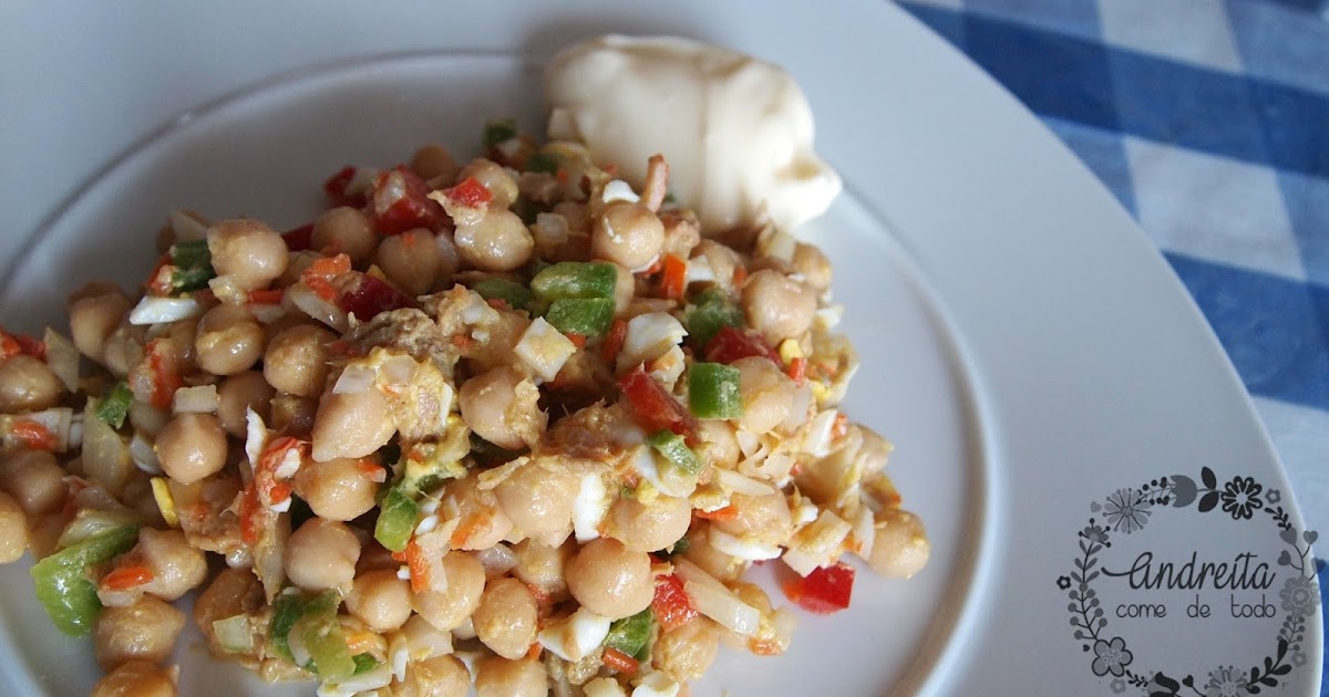 Ensalada de garbanzos Andreíta come de todo