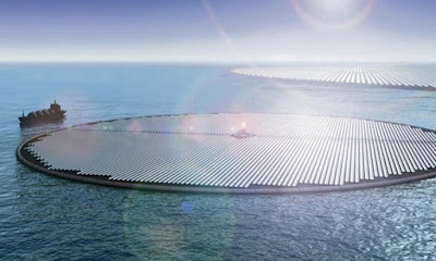 La planta d'energia solar flotant més gran del món s'està construint al Japó