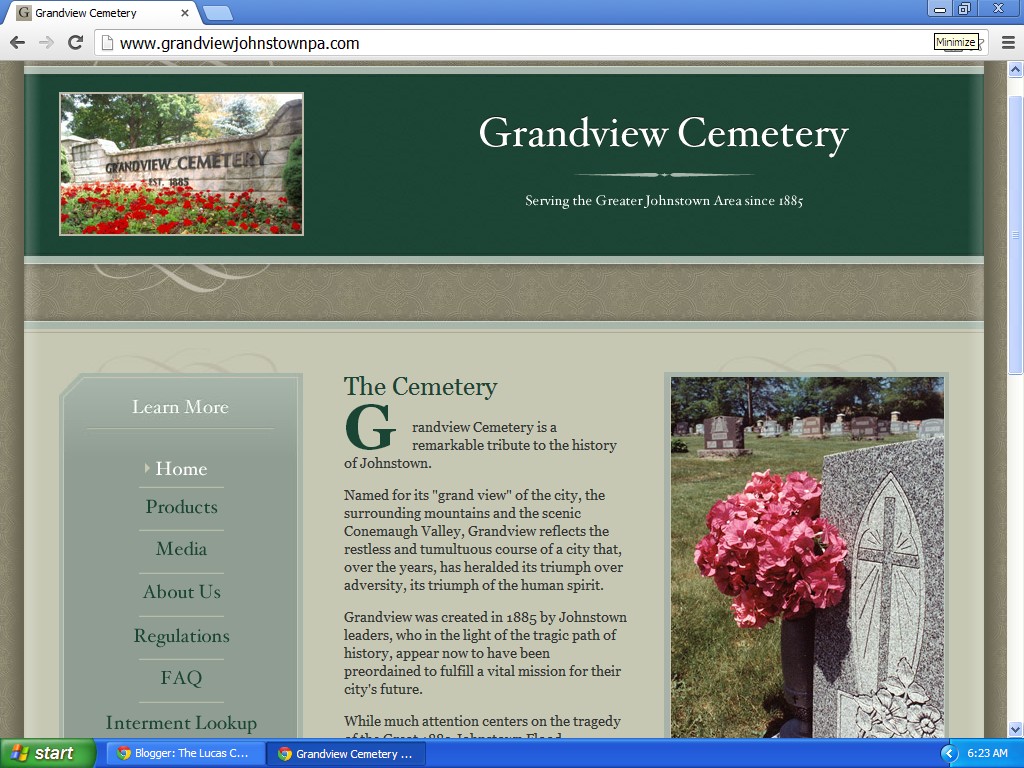 The Lucas Countyan Moving those cemeteries online