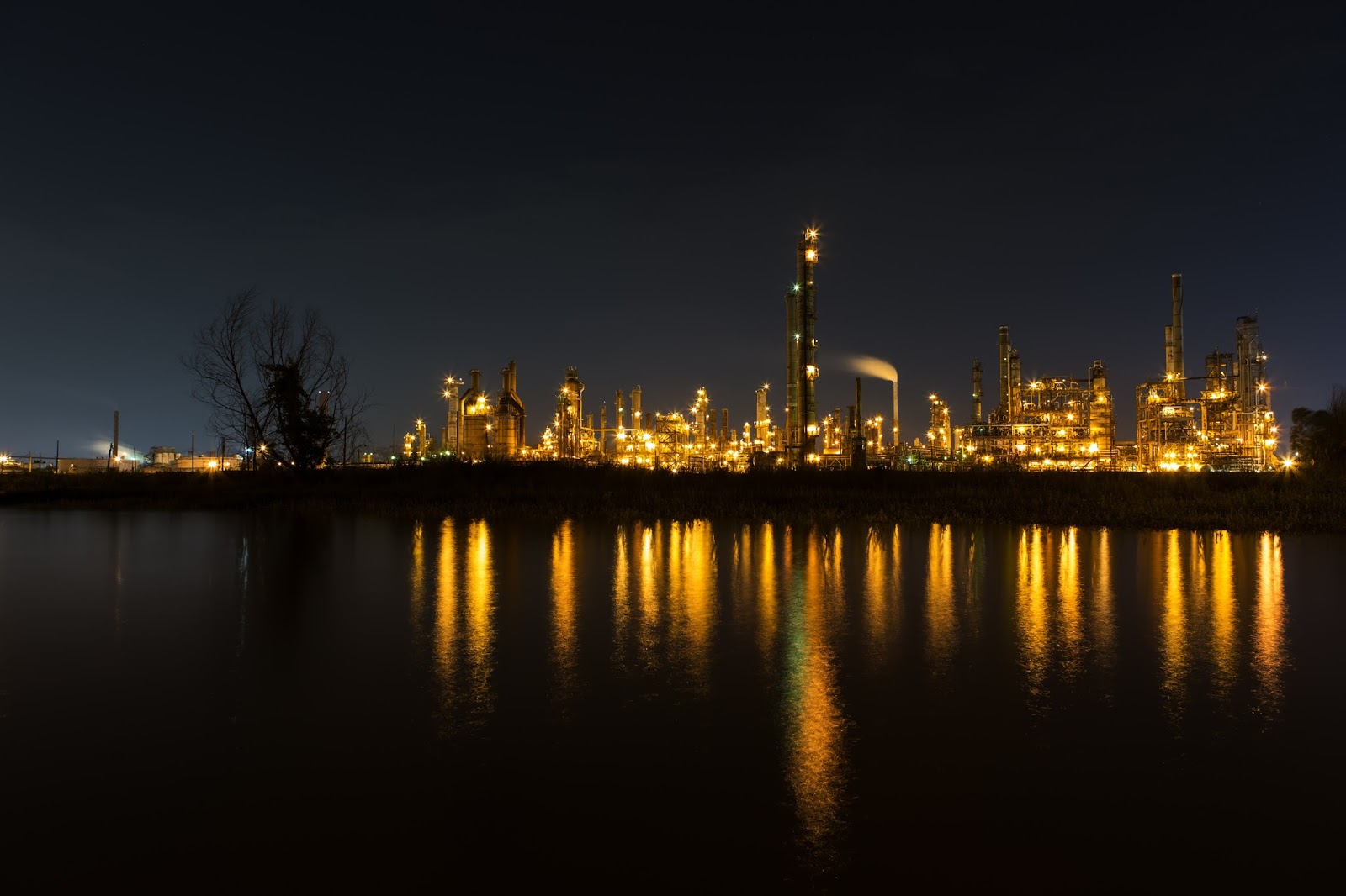 Bayous and Swamps of Louisiana : Seelos - Chalmette Refinery Reflection ...