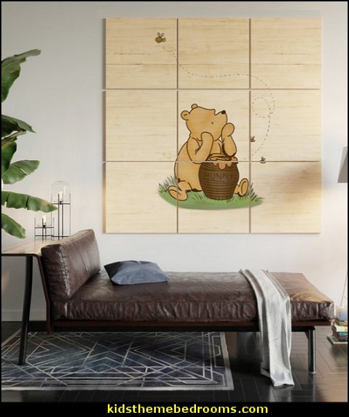 Classic Pooh with Honey - No background Wood Wall Art