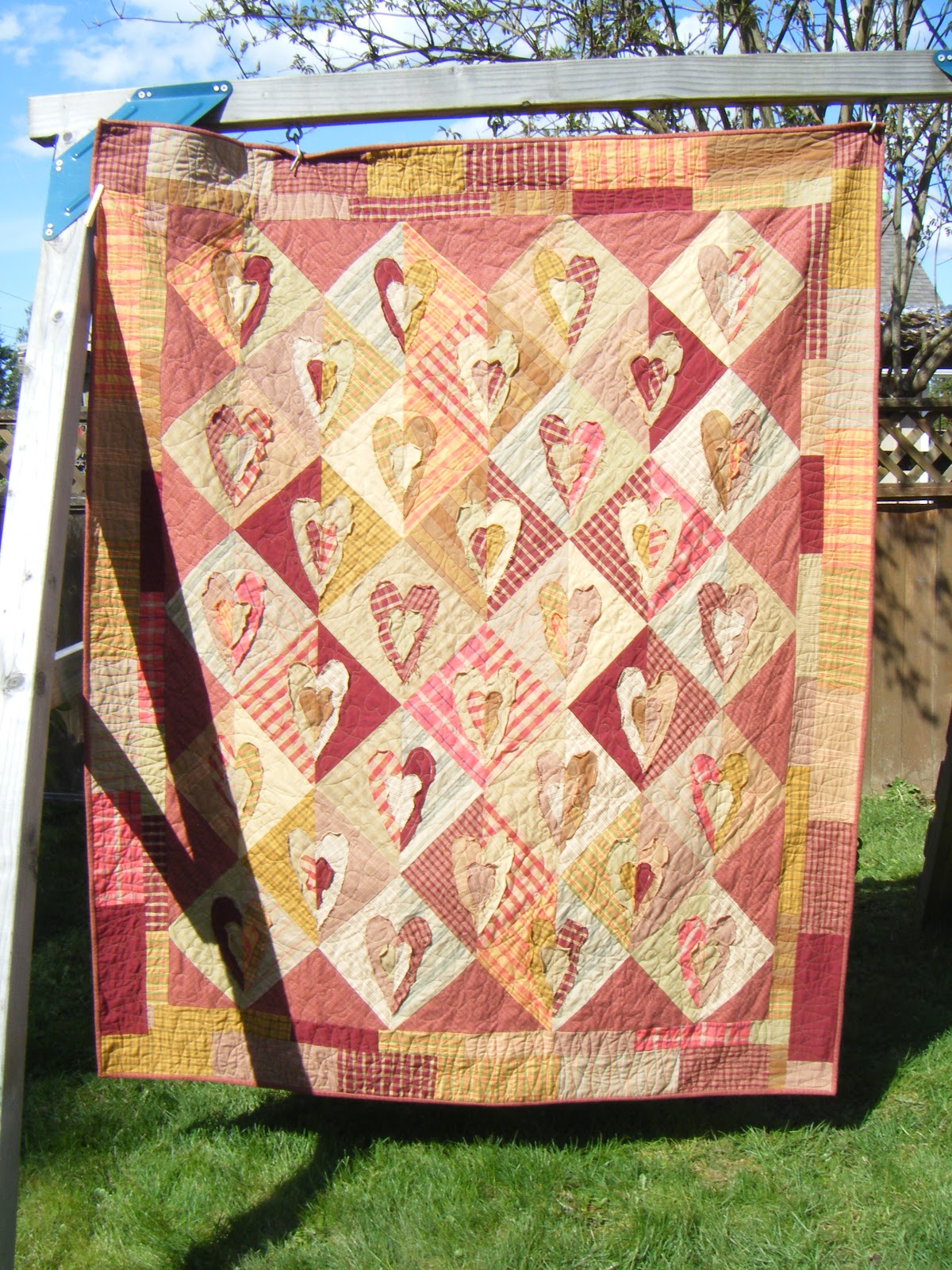 Mrs. Robison's Blog Mended Hearts Quilt