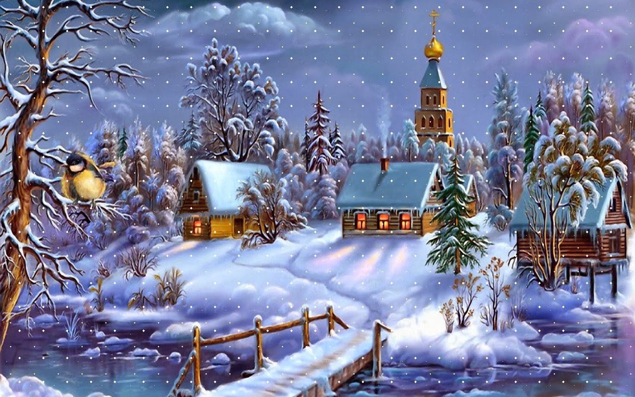 desktop backgrounds 4u christmas scenes penguins christmas pictures