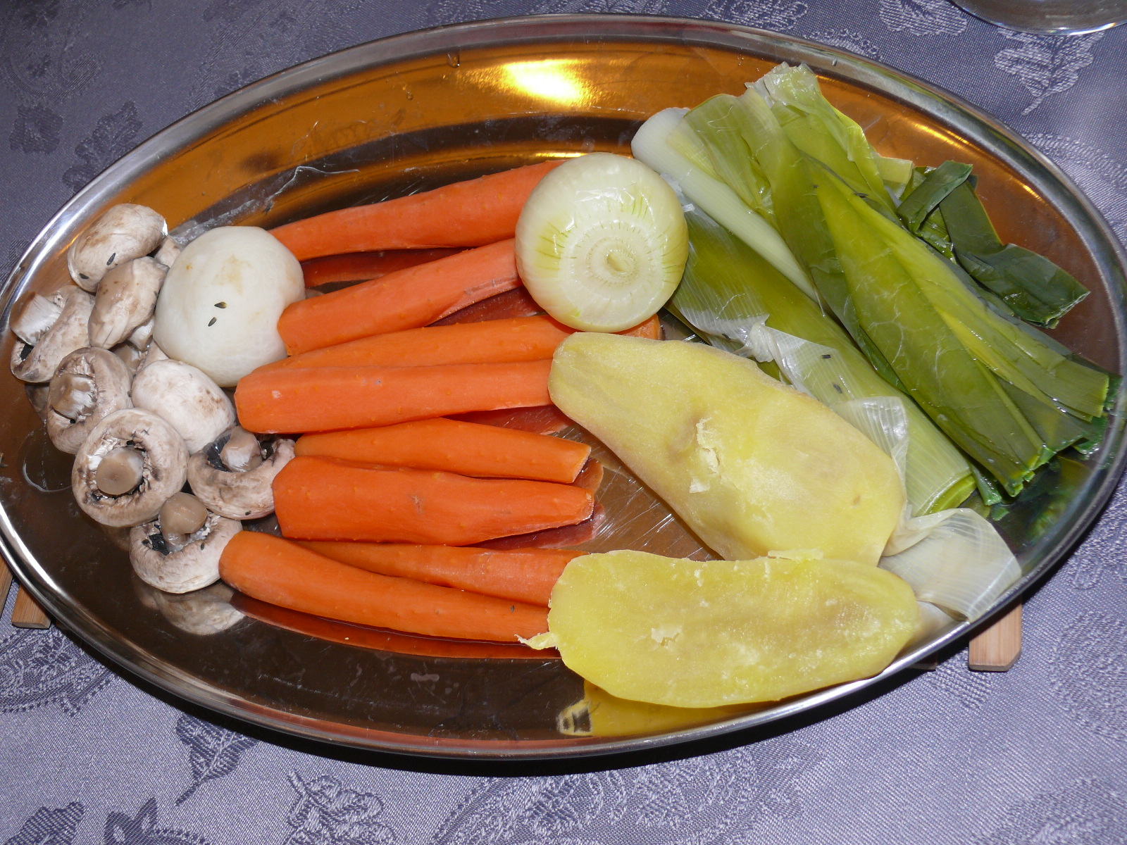 Les trouvailles de Violaine Fondue au bouillon de légumes