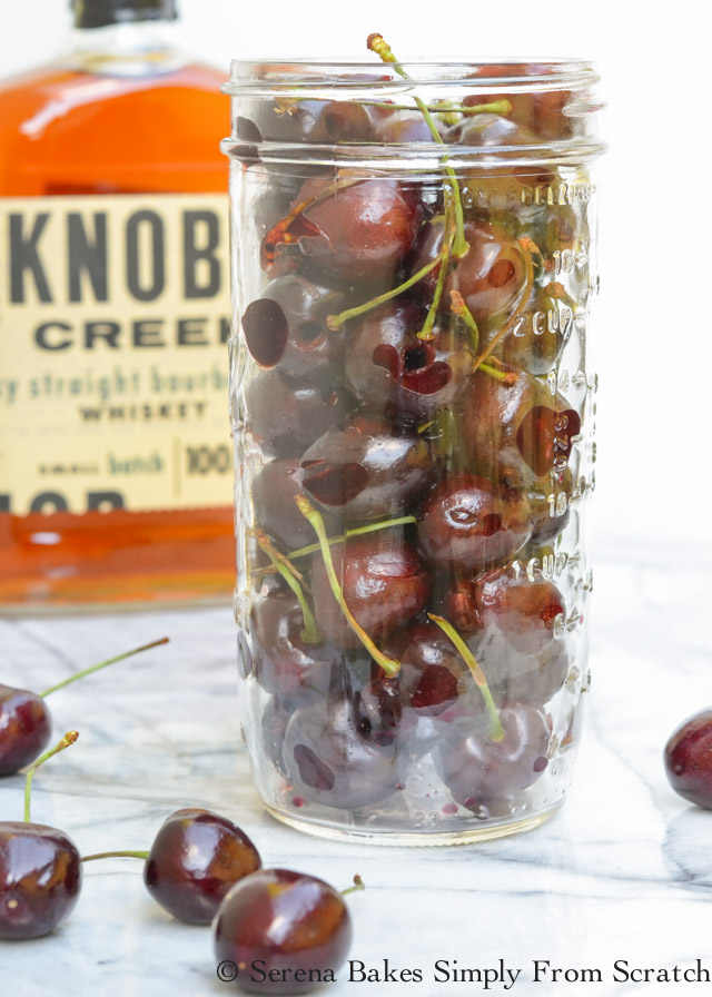Whiskey Soaked Cherries Serena Bakes Simply From Scratch