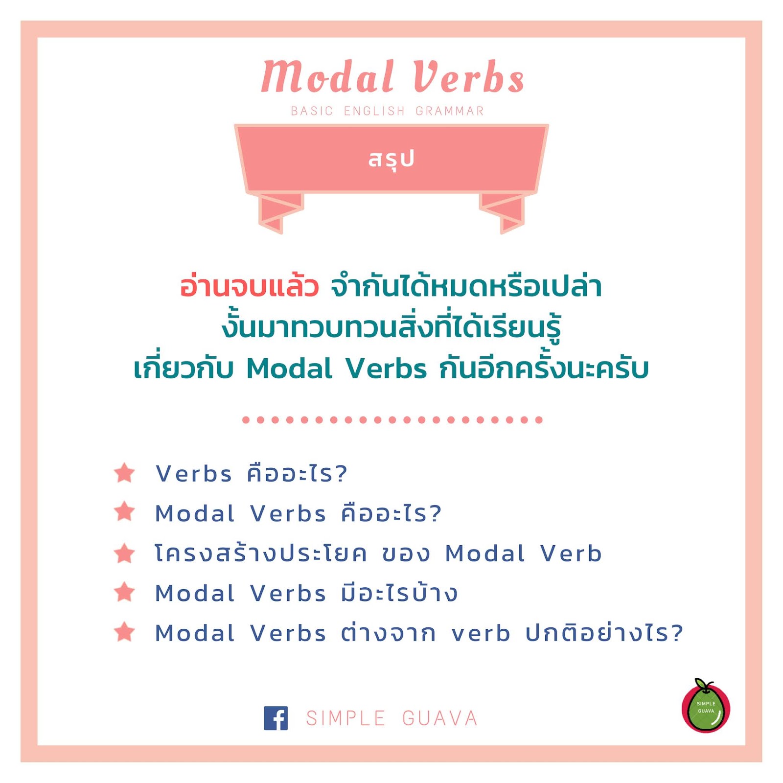 Modal Verbs คืออะไร ใน ภาษาอังกฤษ แบบครบเครื่อง ทุกเรื่องที่ต้องรู้