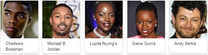 Star Cast of Black Panther Black Panther (2018) Movie Star Cast