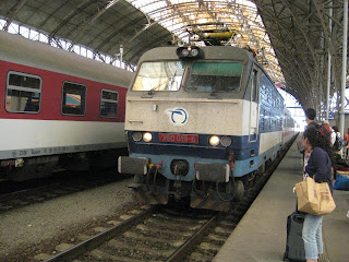 Train from Prague to Dresden
