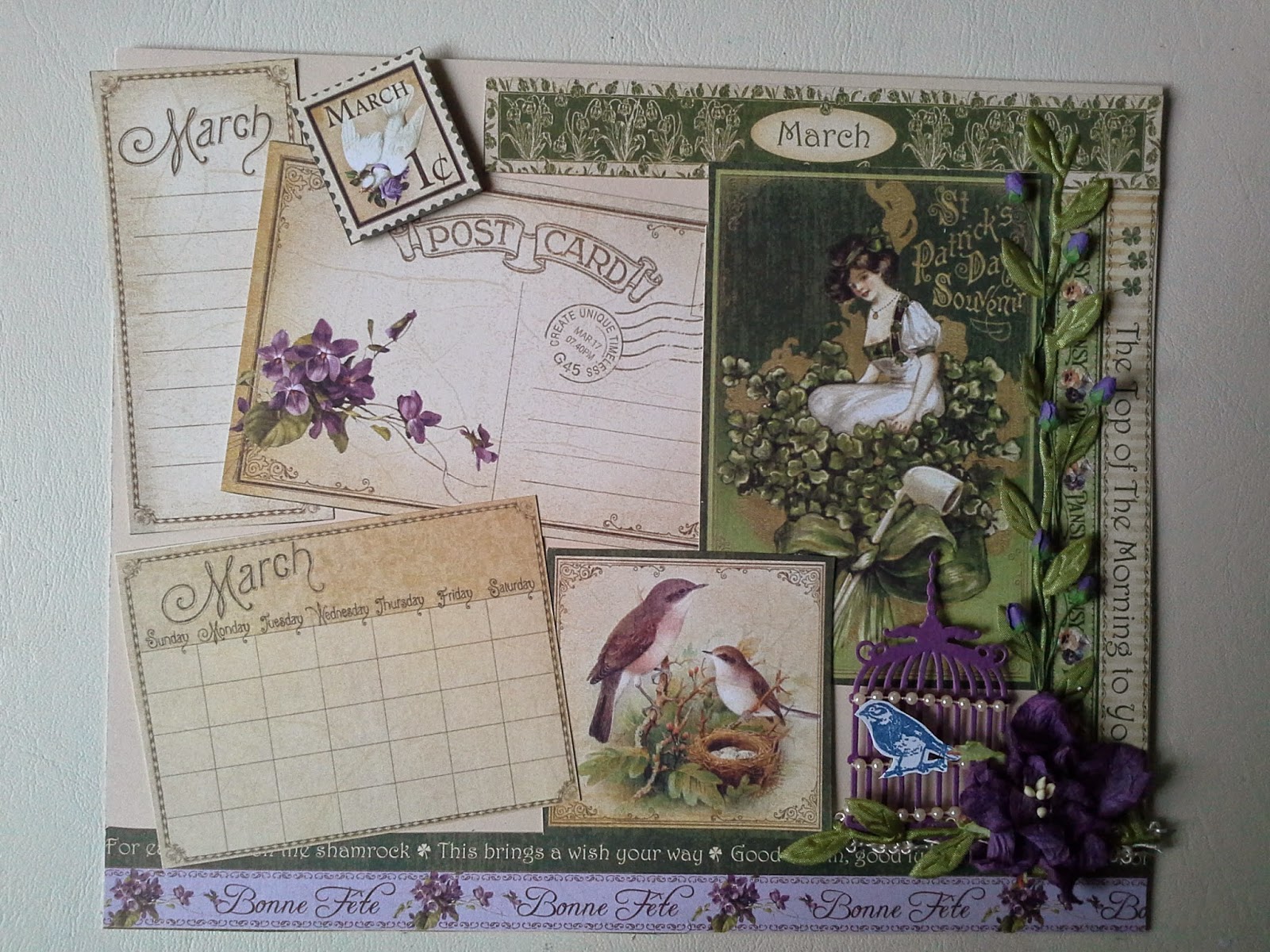 Scrapbookergirl Graphic 45 Calendar