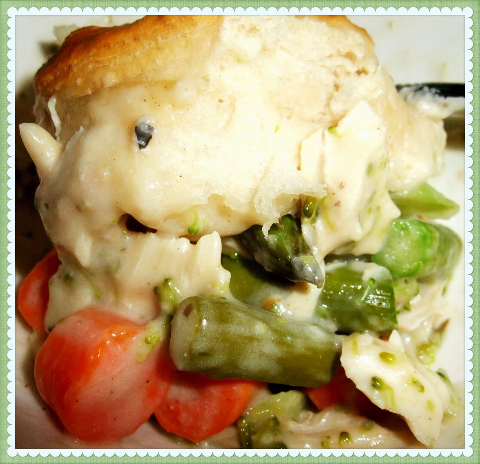 Rosie's Country Baking Easy Chicken Pot Pie with Grands Biscuit Topping
