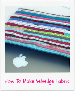 how to make selvedge fabric - a fast + easy tute by www.madebyChrissieD.com how to make selvedge fabric - a fast + easy tute by www.madebyChrissieD.com