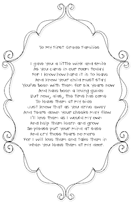 Langston's Learners: To My First Grade Families