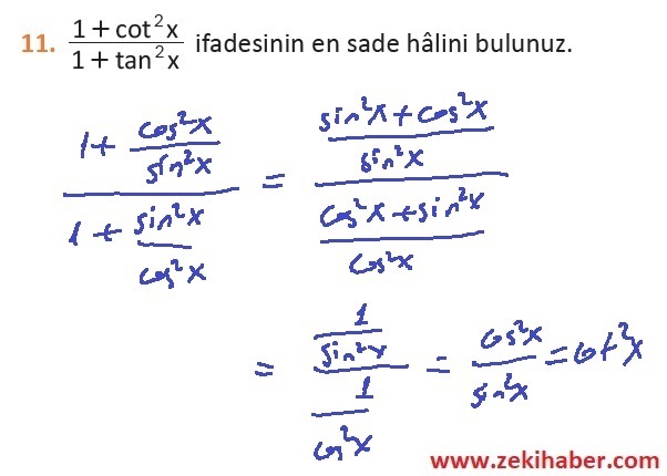11. Sınıf MEB Yayınları Matematik 45. Sayfa Cevapları 11. Sınıf MEB Yayınları Matematik 45. Sayfa Cevapları