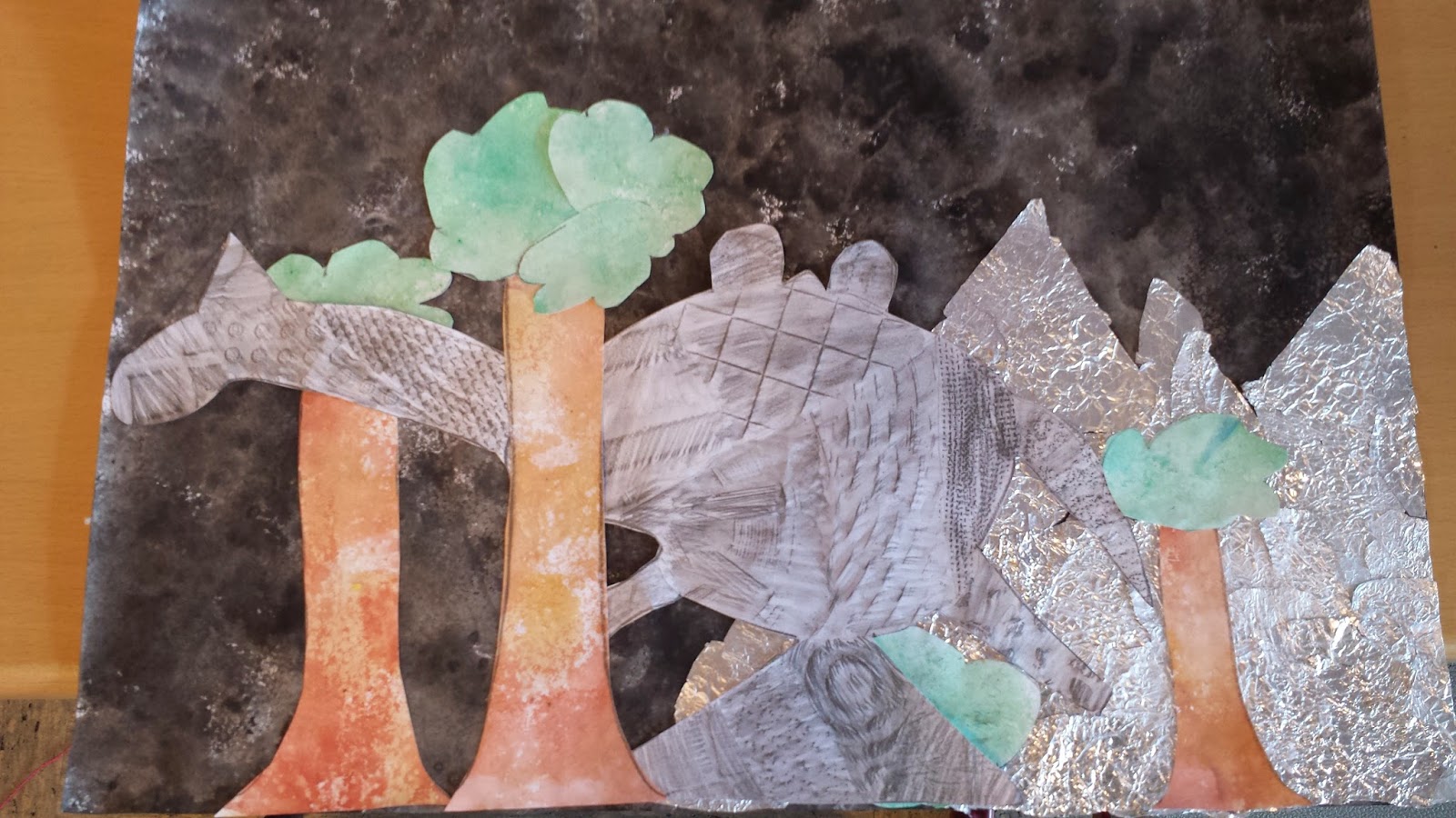 Klasse(n)Ideen FrottageTechnik