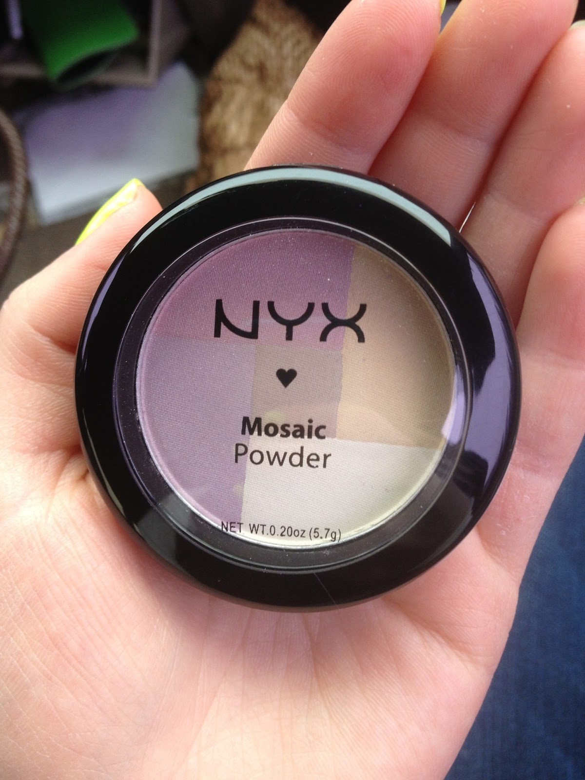 Nova Makeup, Beauty, and Life NYX Mosaic Powder in Highlighter Review