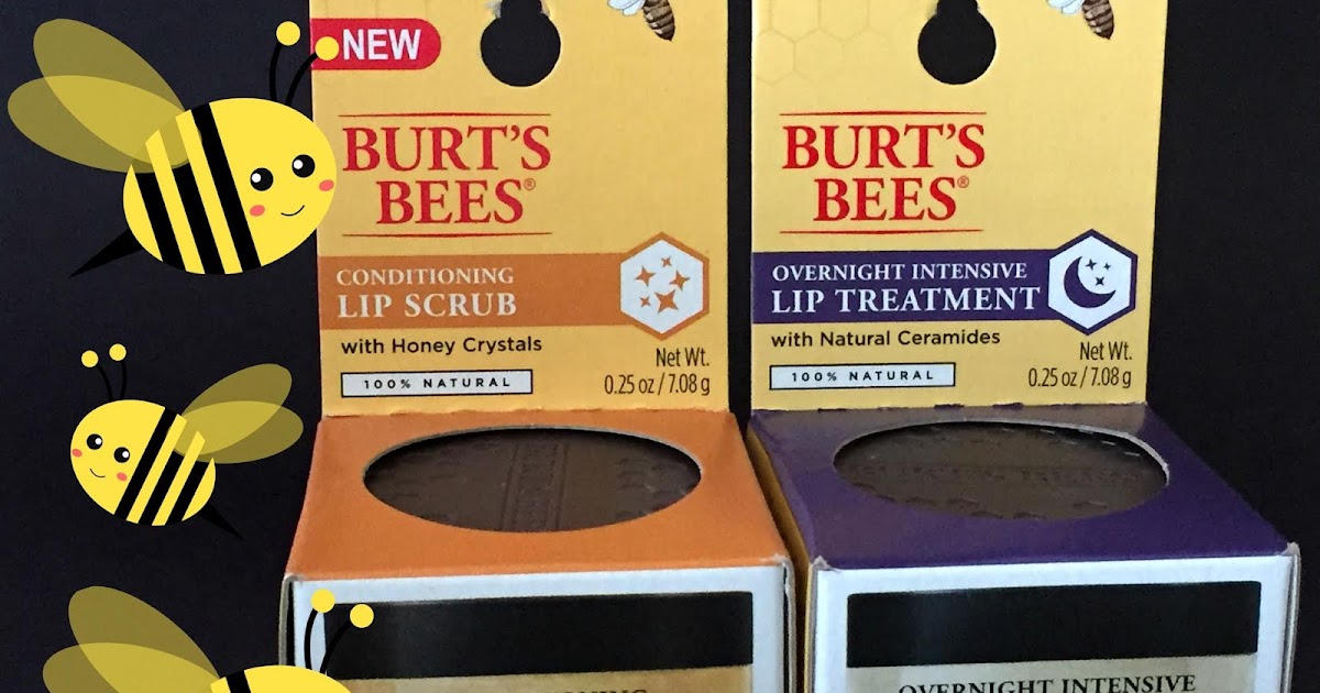 Burt's Bees Conditioning Lip Scrub & Overnight Intensive Lip Treatment
